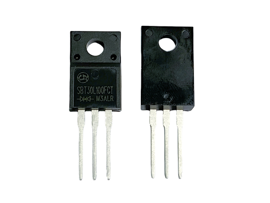 30A100V SBT30L100FCT Tốc độ chuyển đổi nhanh VF thấp Schottky Diodes TO-220F