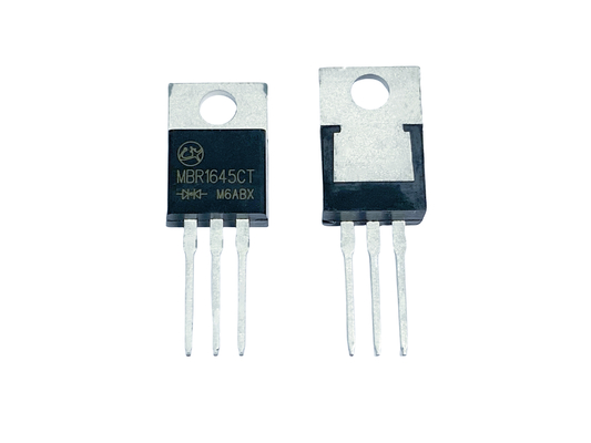 16A45V MBR1645CT Phương tiện cung cấp điện chuyển đổi tần số cao Schottky Barrier Diodes