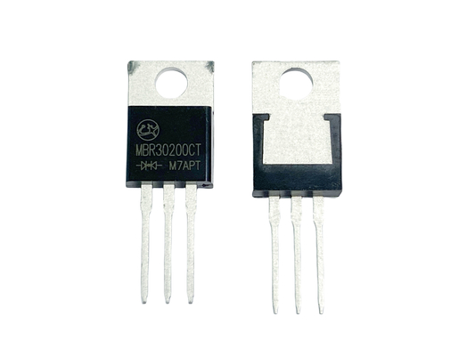 30A200V MBR30200CT Schottky Barrier Diodes với khả năng nhạy cảm ít hơn với TO-220AB