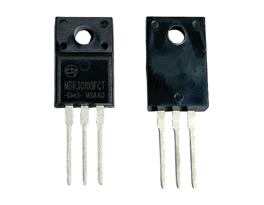 30A 100V Schottky Barrier Diode Tốc độ chuyển đổi nhanh và thời gian phục hồi ngược thấp MBR30100FCT