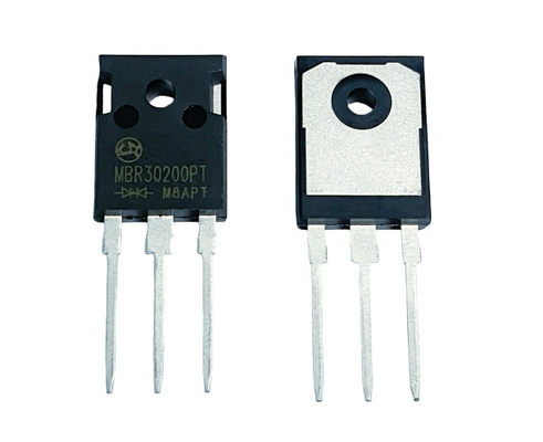 30A 200V MBR30200PT Điện áp phía trước thấp VF Schottky Barrier Diodes cho hiệu quả chiếu sáng