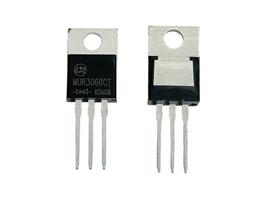 30A600V MUR3060CT TO-220AB 25ns Máy điều chỉnh khôi phục siêu nhanh cho mạch tần số cao