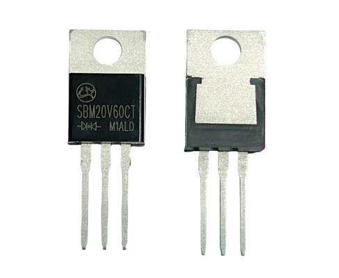 Tốc độ chuyển đổi Diode Schottky VF thấp Cho đèn LED SBM20V60CT ROHS