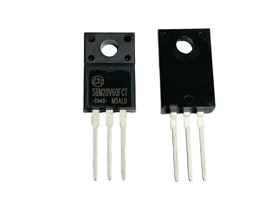 20V600A Dòng điện cao Low VF Schottky Diodes cho đèn LED SBM20V60FCT TO-220F