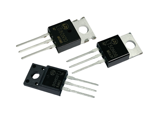 MOSFET điện áp thấp 100V với vật liệu silicon và chứng nhận RoHS